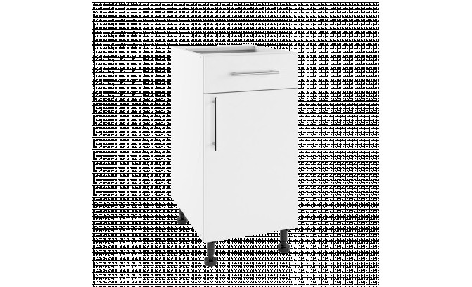 Нижний кухонный шкаф РSZ 40/1 LUNA BIANCO SUPER MAT